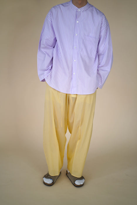CRISTASEYA<br>MOROCCAN PYJAMA PANTS<br>in YELLOW WITH WHITE STRIPES<br><br>SOLD OUT