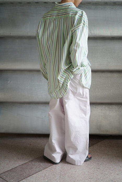 JONNLYNX<br>HORSE CLOTH FISHERMAN PANTS<br>PINK WHITE