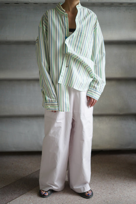 JONNLYNX<br>HORSE CLOTH FISHERMAN PANTS<br>PINK WHITE