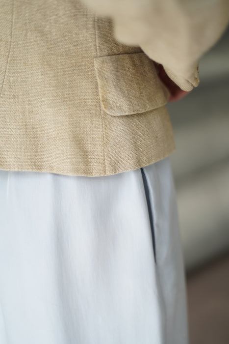 VINTAGE MOSCHINO<BR>PEACE LINEN JACKET