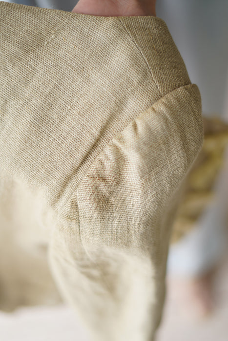 VINTAGE MOSCHINO<BR>PEACE LINEN JACKET