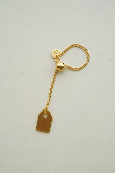 AXEP<br>TAG RING<br> in GOLD<br><br> SOLD OUT