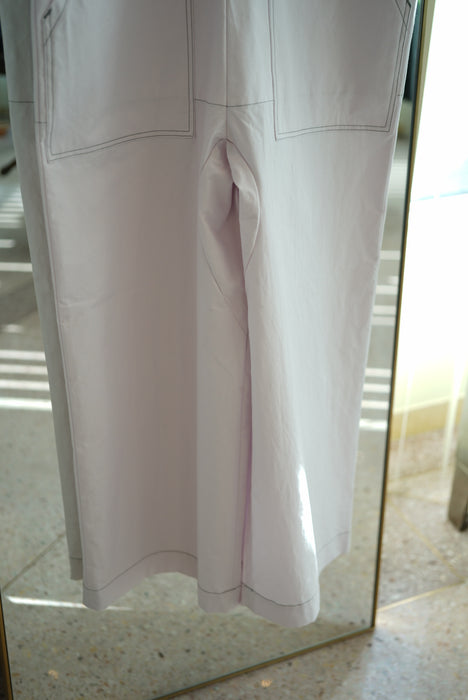 JONNLYNX<br>HORSE CLOTH FISHERMAN PANTS<br>PINK WHITE