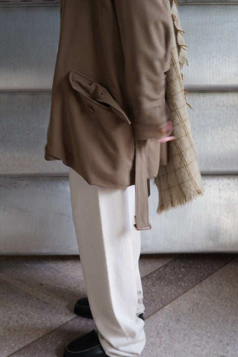VINTAGE HERMES <br> WOOL HUNTING JACKET COAT<br><br>SOLD OUT