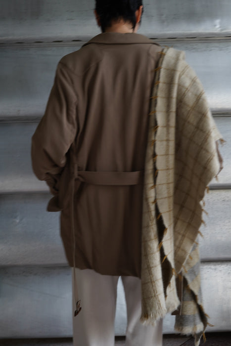 VINTAGE HERMES <br> WOOL HUNTING JACKET COAT<br><br>SOLD OUT