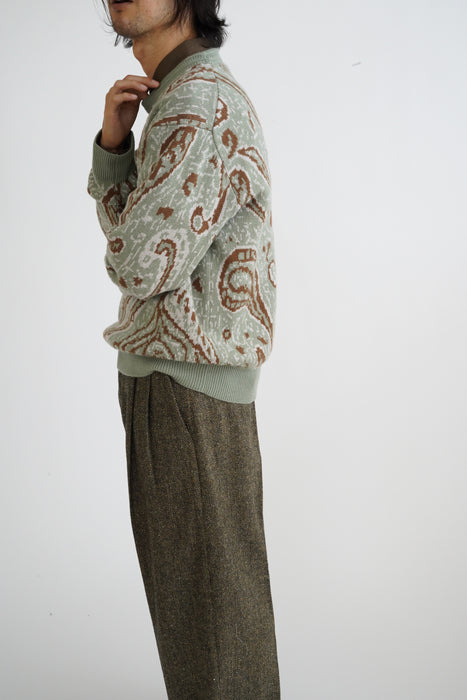 Salvatore Piccolo x CRISTASEYA<br>HANDMADE CLASSIC COLLAR SHIRT<br>in BROWN