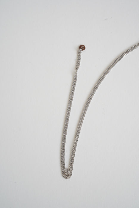 AXEP<br>TAG NECKLACE<br> in SILVER