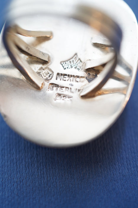 VINTAGE<BR>CAMEO POISON RING<BR>SIGNED BY ANTONIO PINEDA