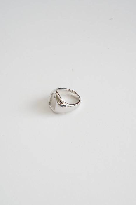 AXEP<br>TAG SIGNET RING<br>in SILVER