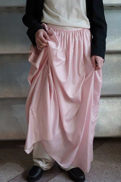 90S GEOFFREY BEENE<BR>STRIPED POCKET SKIRT