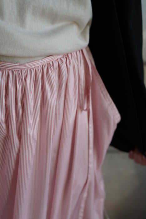 90S GEOFFREY BEENE<BR>STRIPED POCKET SKIRT