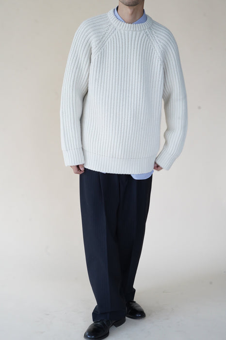 CRISTASEYA<br>RAGLAN 3YARNS MAXI SWEATER