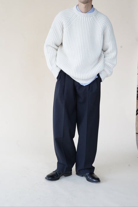 CRISTASEYA<br>RAGLAN 3YARNS MAXI SWEATER