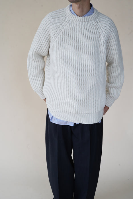 CRISTASEYA<br>RAGLAN 3YARNS MAXI SWEATER