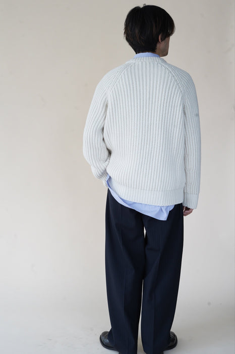 CRISTASEYA<br>RAGLAN 3YARNS MAXI SWEATER