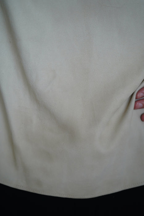 VINTAGE HERMES <br> SUEDE SLEEVELESS TOPS<br> <br> SOLD OUT