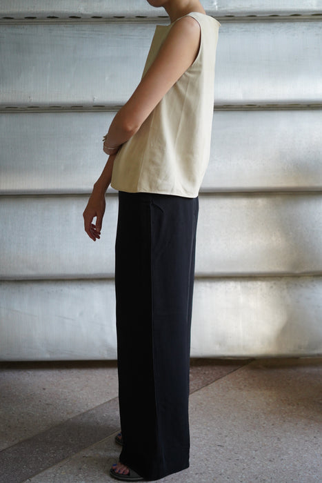 VINTAGE HERMES <br> SUEDE SLEEVELESS TOPS<br> <br> SOLD OUT
