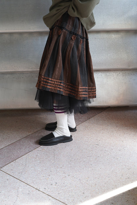 ANTIQUE<BR>HUNGARIAN HANDMADE FOLK SKIRT