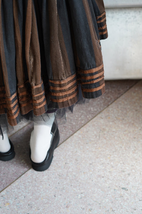 ANTIQUE<BR>HUNGARIAN HANDMADE FOLK SKIRT