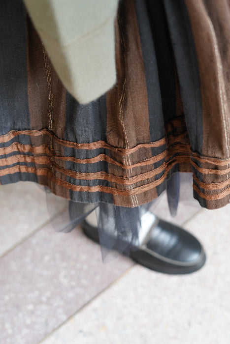 ANTIQUE<BR>HUNGARIAN HANDMADE FOLK SKIRT