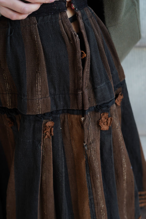 ANTIQUE<BR>HUNGARIAN HANDMADE FOLK SKIRT