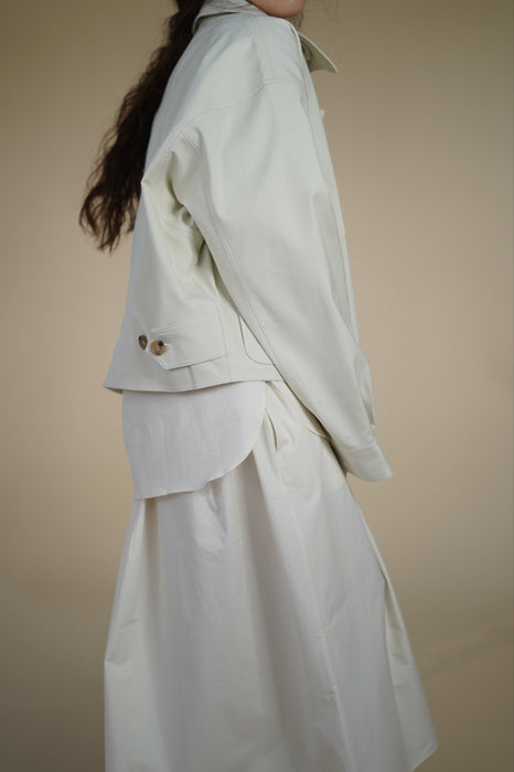 CRISTASEYA for PORT<br>LONG SKIRT<br>in ECRU<br><br>SOLD OUT