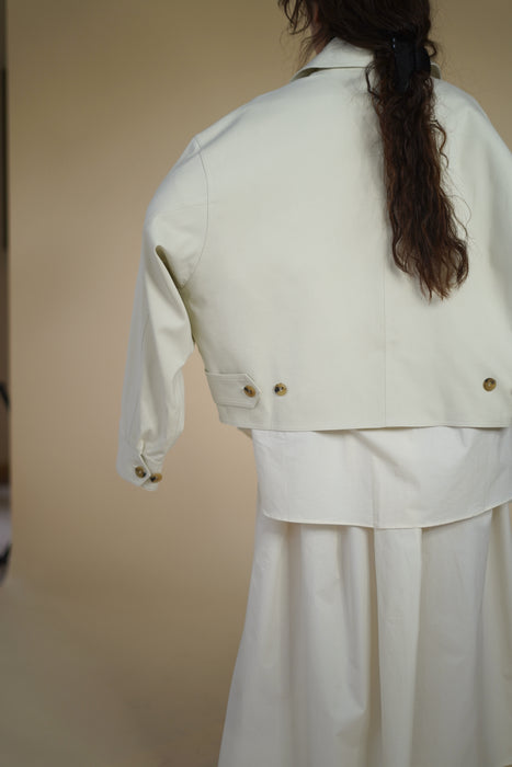 CRISTASEYA<br>SUMMER BOMBER <br>in CHALK<br><br>SOLD OUT