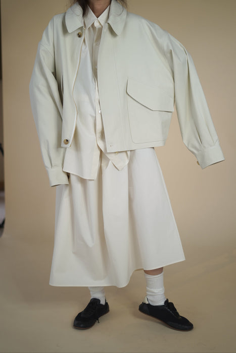 CRISTASEYA<br>SUMMER BOMBER <br>in CHALK<br><br>SOLD OUT
