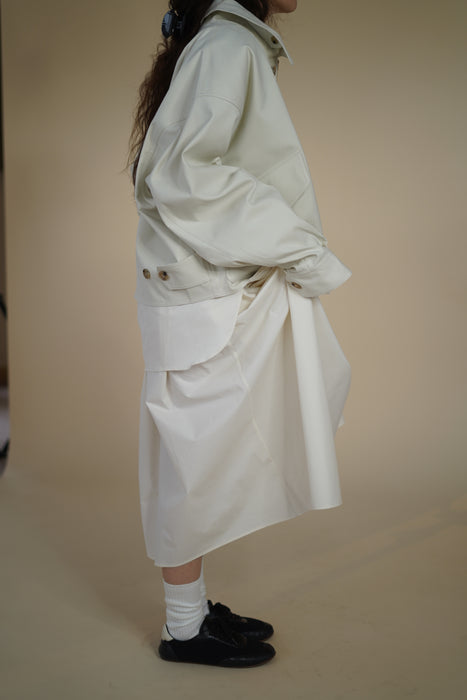 CRISTASEYA<br>SUMMER BOMBER <br>in CHALK<br><br>SOLD OUT