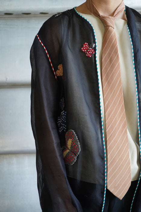 VINTAGE<BR>STRIPED TIE/VALENTINO