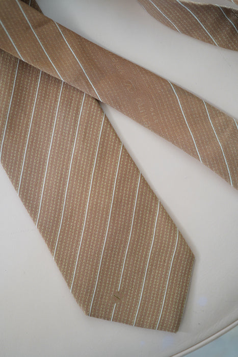 VINTAGE<BR>STRIPED TIE/VALENTINO