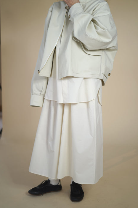 CRISTASEYA for PORT<br>LONG SKIRT<br>in ECRU<br><br>SOLD OUT