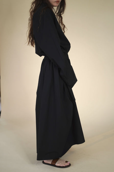 CRISTASEYA for PORT<br>LONG SKIRT<br>in BLACK