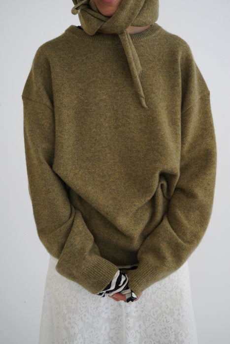 EXTREME CASHMERE<br>n°35 bandana<br>in HUNTER