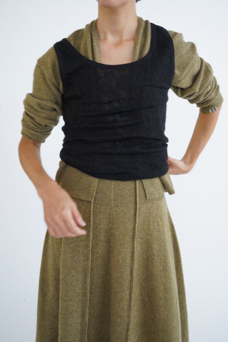 EXTREME CASHMERE<br>n°522 boxer <br>in RAVEN