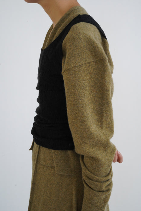 EXTREME CASHMERE<br>n°522 boxer <br>in RAVEN