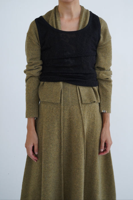 EXTREME CASHMERE<br>n°522 boxer <br>in RAVEN