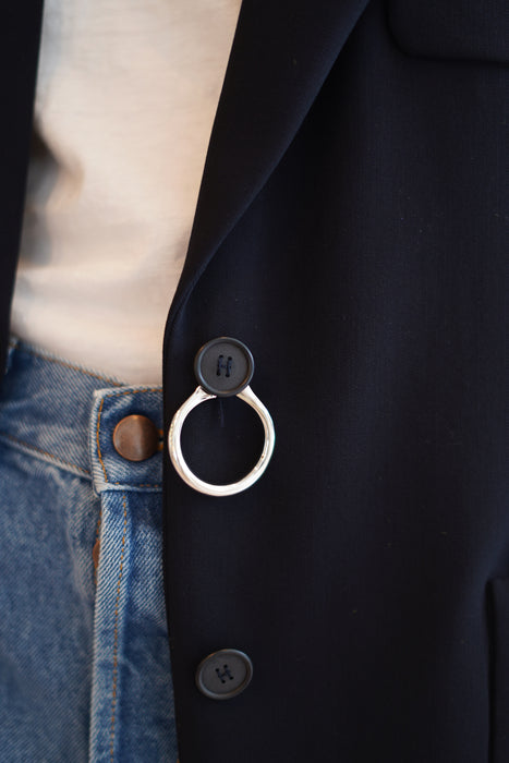 AXEP<br>HOOP/L<br>in SILVER