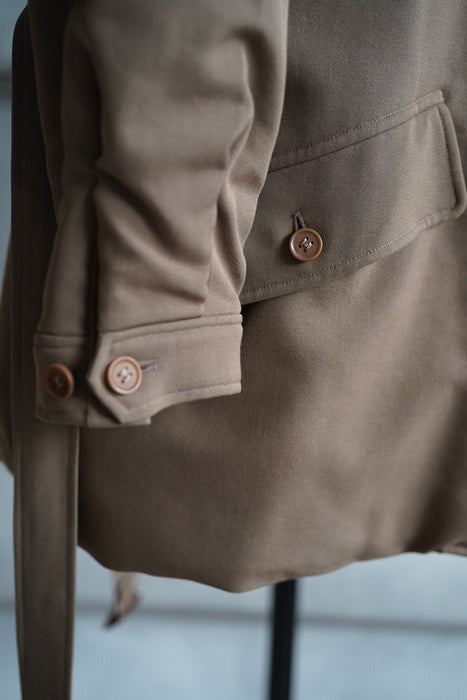 VINTAGE HERMES <br> WOOL HUNTING JACKET COAT<br><br>SOLD OUT