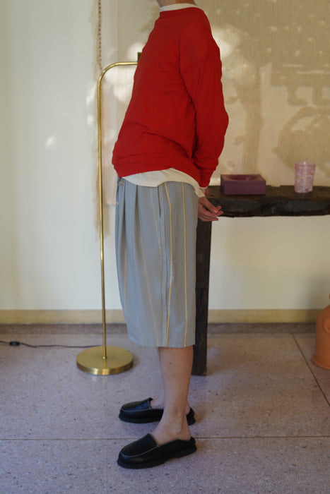 pelleq<br>mole stripe double use half trousers