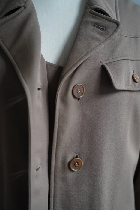 VINTAGE HERMES <br> WOOL HUNTING JACKET COAT<br><br>SOLD OUT
