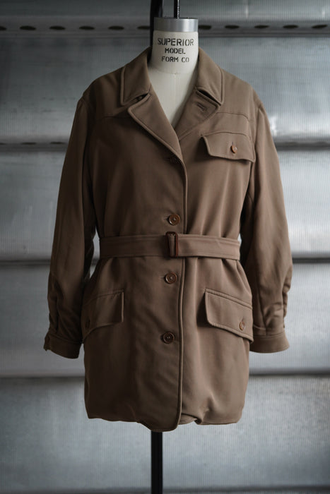 VINTAGE HERMES <br> WOOL HUNTING JACKET COAT<br><br>SOLD OUT