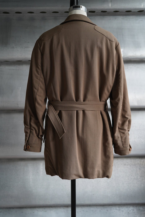 VINTAGE HERMES <br> WOOL HUNTING JACKET COAT<br><br>SOLD OUT