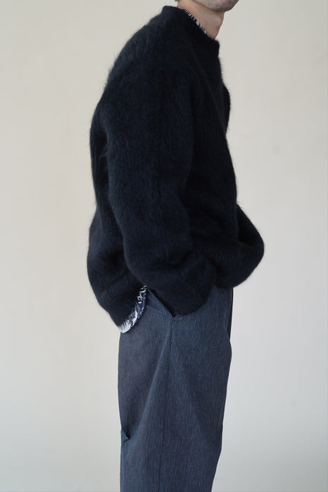 CRISTASEYA<br>VISONE MAXI SWEATER<br>in BLACK