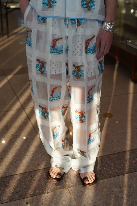 JONNLYNX<br>swimming girl pants<br>white