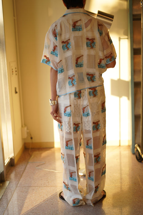 JONNLYNX<br>swimming girl pants<br>white