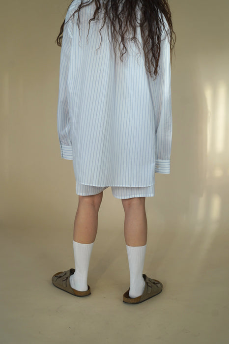 Salvatore Piccolo x CRISTASEYA<br>HANDMADE FRINGED MAO COLLAR SHIRT<br><br>SOLD OUT