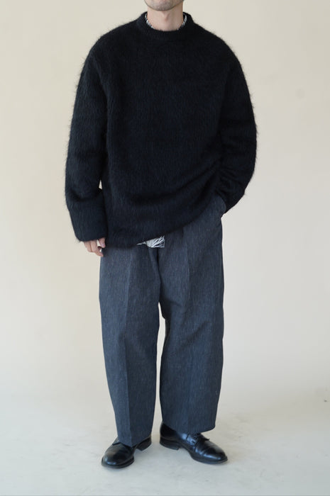CRISTASEYA<br>VISONE MAXI SWEATER<br>in BLACK