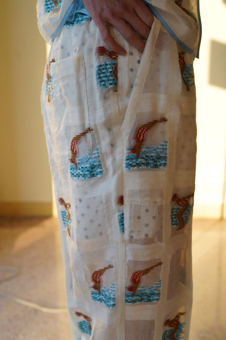 JONNLYNX<br>swimming girl pants<br>white