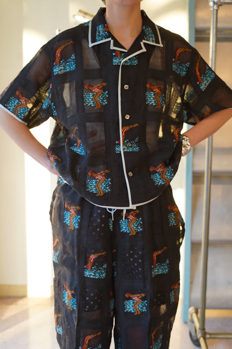 JONNLYNX<br>swimming girl shirts<br>black <br> <br>SOLD OUT